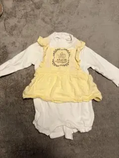 コトリ　重ね着風ロンパース　ディズニー風　80サイズ