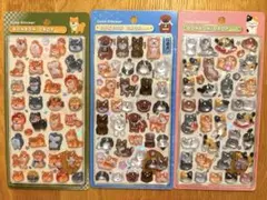 BONBON DROP シール　和柄 犬 猫のサムネイル