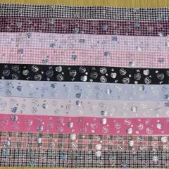 グログランリボン　まとめ売り⑨ (25mm.10種) 計20m