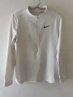 NIKE ハーフジップ テニスウェア ホワイトのサムネイル