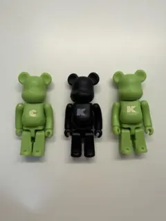 ベアブリックフィギュア 3体セット Cノーマル