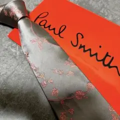 【✨極美品✨】Paul Smith ポールスミス ネクタイ シルバー 結婚式