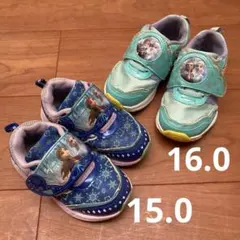 アナと雪の女王　スニーカー　2足セット