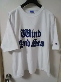 NBA CHAMPION TEE/ WIND AND SEA Lサイズ WIND AND SEA × NBA Champion Tee “White” - メルカリ