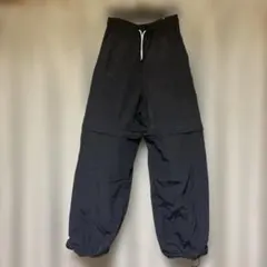 GUブラックカジュアルパンツ