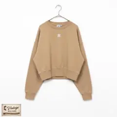 adidas originals スウェット トレフォイルロゴ ベージュ M