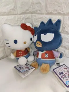サンリオ　ぬいぐるみ　2つセット　キティ　バッドばつ丸