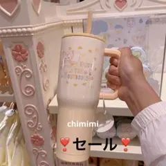 セール❣️上海ディズニー　リーナベルステンレスストロー付きタンブラー1180ml