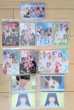 五等分の花嫁★5人全員★ウエハース★カード★13枚★一花★二乃★三玖★四葉★五月