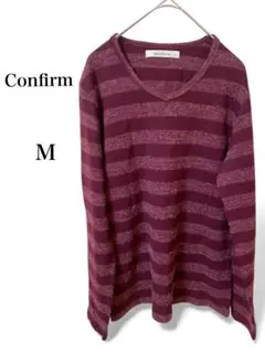 Confirm ストライプニット M