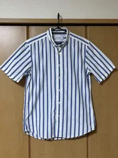UNITED ARROWS ユナイテッドアローズ　半袖ストライプシャツ