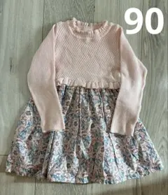 センスオブワンダー　ニットワンピース　90