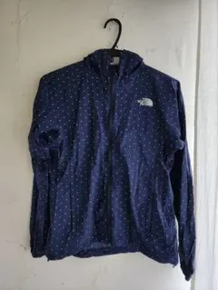 The North Face ネイビー ドット柄 マウンテンパーカー