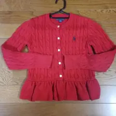 Polo Ralph Lauren レッド カーディガン S(7)