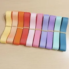 韓国リボン　グログランリボン　リボンセット　20m ハンドメイド資材　②