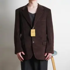 新品 McGREGOR コーデュロイテーラードジャケット ブラウン/FZ194