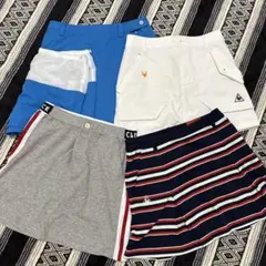 ゴルフウェア スカート 4点 まとめ ルコック SRIXON 他