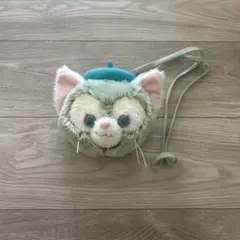 あ*。様 ディズニー Gelatoni 猫の顔型ポーチ