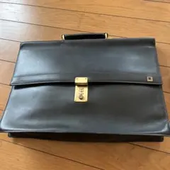 dunhill ビジネスバッグ 黒 レザー