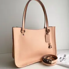 コーチ COACH トートバッグ タイラー キャリーオール オレンジ 新品保管