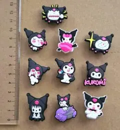 クロックス ジビッツ サンダルアクセサリー クロミ マイメロディ 10点セット