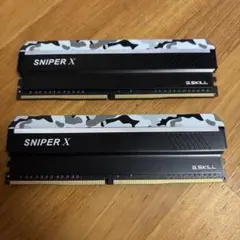 未使用品　G.SKILL SNIPER X DDR4 3600MHz 32GB G.Skill F4-3600C19D-32GSXWB Sniper X 288pin DDR4-3600 CL19-20-20
