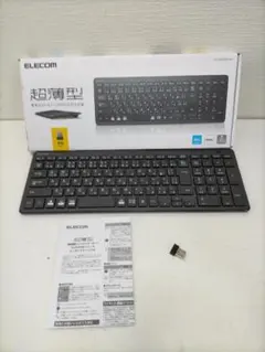 ELECOM TK-FDP099TBK ワイヤレス キーボード 黒　250722