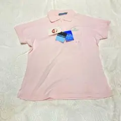 新品パーソンズPERSON'S ポロシャツ 半袖　Mサイズ　ピンク