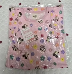 新品 しまむら リトシー ミッキー ミニーちゃん ワンピース 90 ピンク