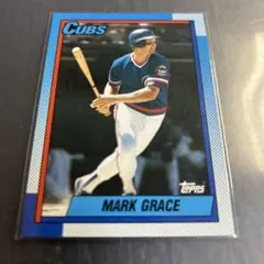 MLB 1990 Topps Mark Grace シカゴカブス　No,240