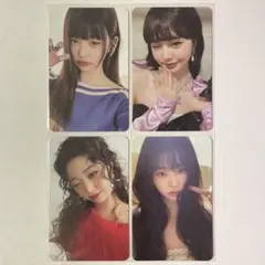 IVE ウォニョン SECRET 4形態 封入 トレカ 4枚 コンプ