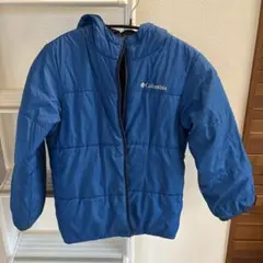 Columbia フード付き中綿コート 青