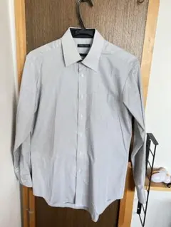 JOURNAL WORKS ストライプ 長袖ワイシャツ グレーＭ