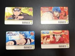 未使用　抽プレ　セブンイレブン　カード　ワンピース　NARUTO 等　4種 2026年最新】nanacoカード ワンピースの人気アイテム - メルカリ