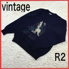 送料無料! オーストラリアン デカロゴ レアカラー ゆるたぼ ニット セーター