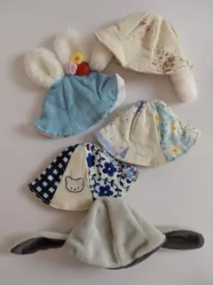 ぬい服 10cm 作家 帽子 5点セット