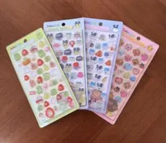 【硬い】たまごっちキャラクターシール 4シートセット