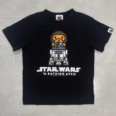 BAPE KIDS R2-D2 Tシャツ 黒