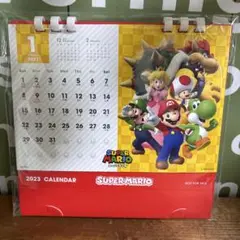 スーパーマリオ卓上カレンダー2023