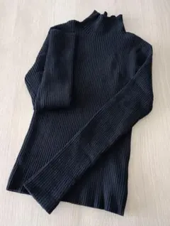 ★美品★グレイル/ブラック ハイネック 長袖ニット★