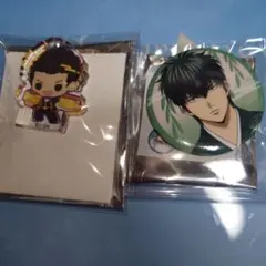 銀魂 吉原大炎上 ロフト 缶バッジ 土方十四郎　近藤勲　アクリル文スト