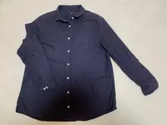 ソウルベリー　ネイビー ボタンダウンシャツ 長袖　3L