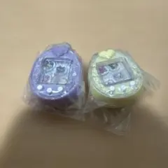 たまごっち シャカシャカチャームコレクション2点セット パープル、イエロー