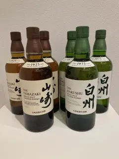 空瓶・箱付・SUNTORY WHISKY セット (響、白州、山崎) Suntory 箱付き ウイスキーセット (響・山崎・白州) - メルカリ