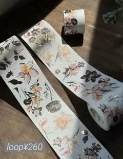 【wt153】WT/ 金箔花园 和紙 3種1ループ¥260