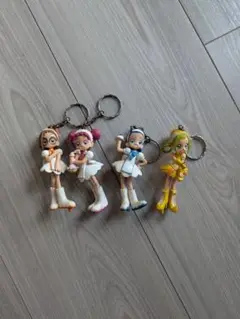 おジャ魔女どれみのどれみちゃんのキーホルダー　4個セット