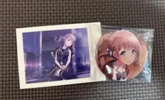 望月穂波 缶バッジとポストカードセット