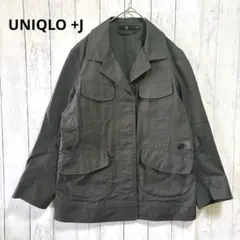 UNIQLO ユニクロ　+J コットンリネンサファリジャケット