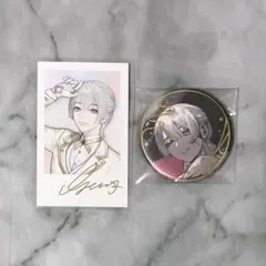 にじさんじ 弦月藤士郎 6周年 チェキ 箔押し 妖怪万化 缶バッジ