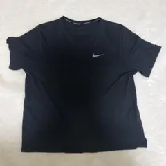 Nike ストライプ模様 Tシャツ 黒